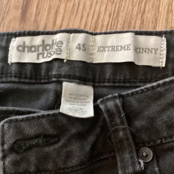 Charlotte Russe black skinny jeans - Picture 3 of 6
